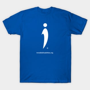 Invisible Disabilities Symbol - With URL T-Shirt